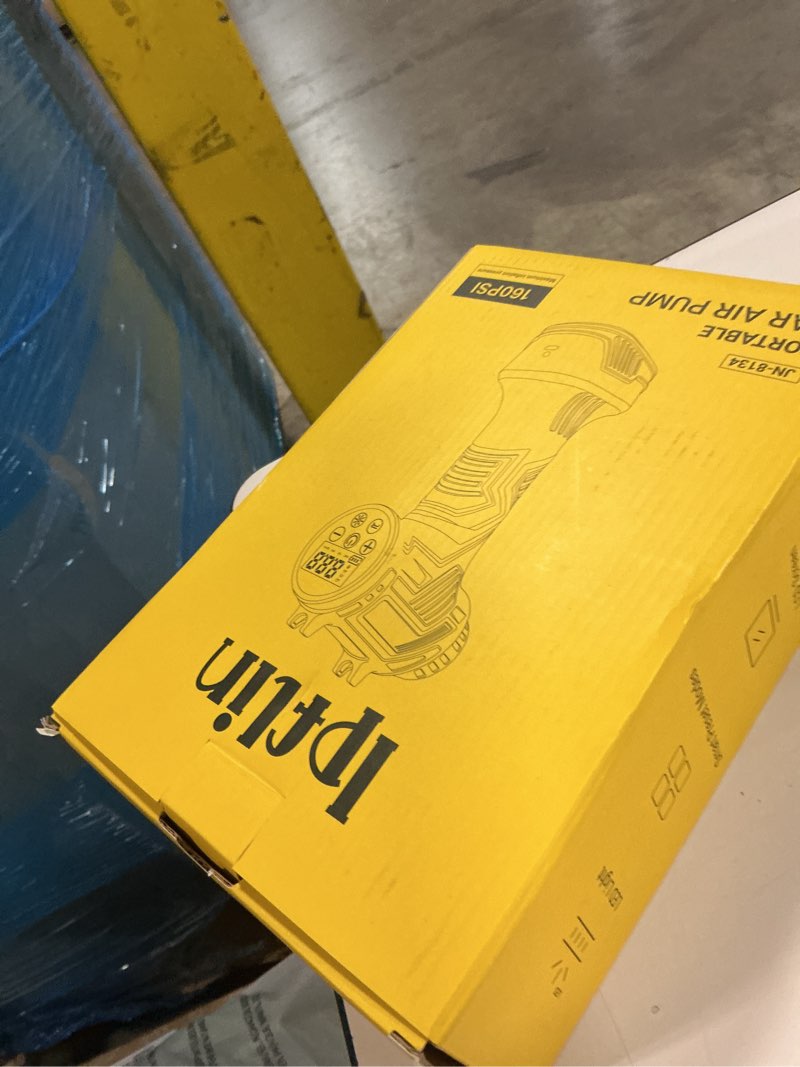 Condition photo showing New/Like New for tire inflator portable air compressor built-in battery - corded/cordless tire inflator - 9600 mah & 12v dc, 2x faster inflation handheld air compressor, 160psi air pump for car, suv, motorcycle, ball