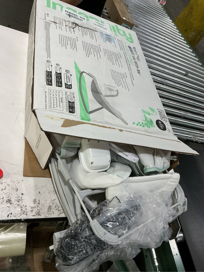 Condition photo showing New/Like New for ingenuity keep cozy 3-in-1 grow with me vibrating baby bouncer, seat & infant to toddler rocker, vibrations & -toy bar, 0-30 months up to 40 lbs (weaver)