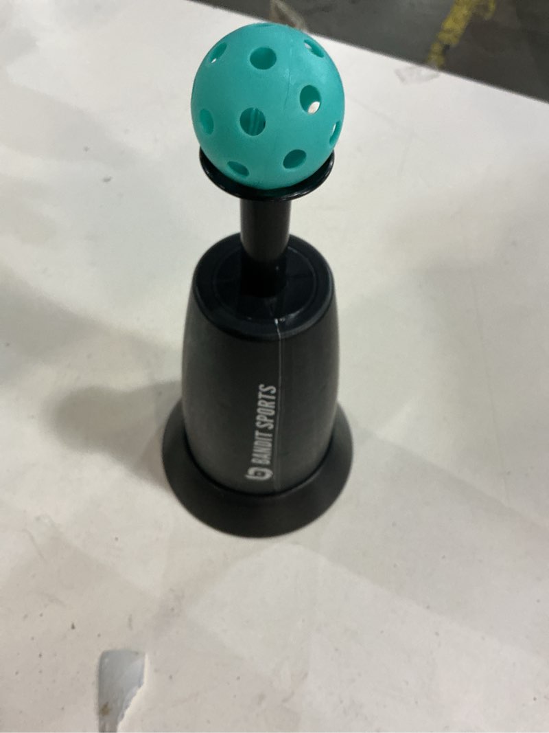 Condition photo showing Good Condition for bandit sports baseball training tee popper mini, batting tee for perfect swings, baseball training for hitting without a pitcher (1 mini popper ball included)