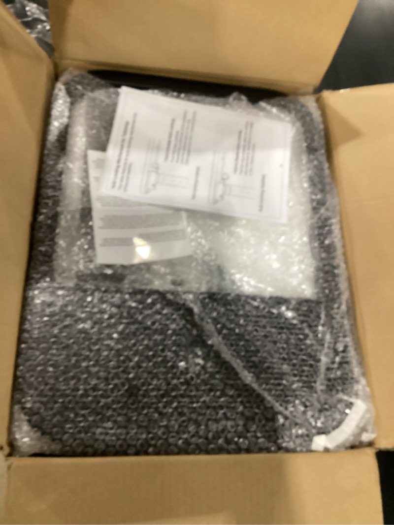 Condition photo showing New/Like New for Adjustable Height TV Tray Table with Bumper Rounded Corner Design & Flip-top Side Table for Bedroom, Living Room, Bathroom and Study, End Table for Eating, Dinner or Laptop, Brown