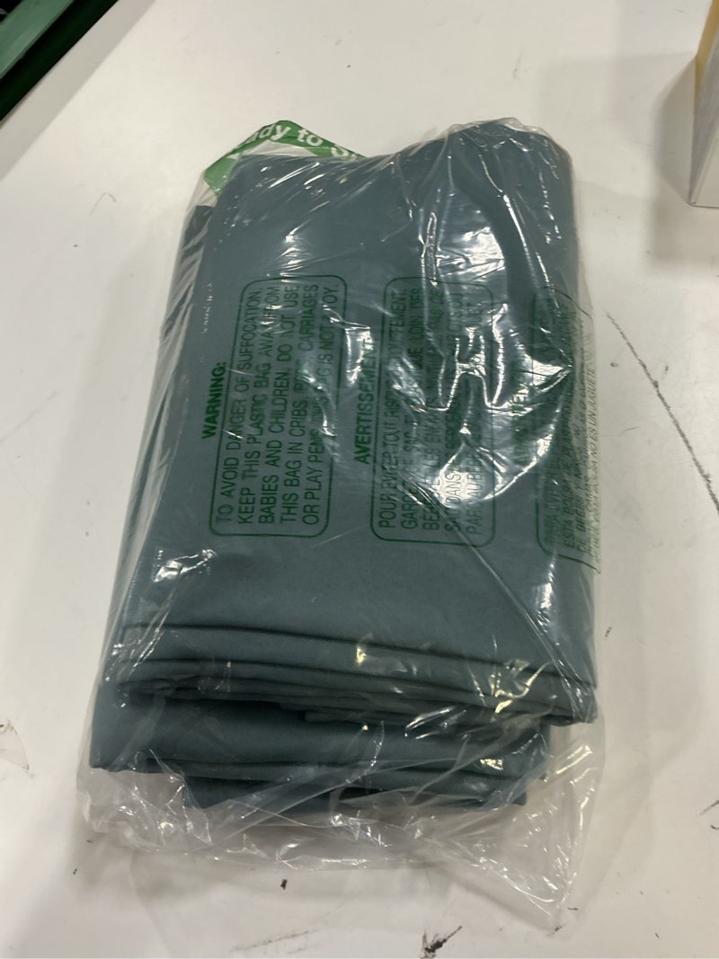 Condition photo showing Good Condition for simplebrand ava stone blue blackout curtains for bedroom 84 inch length 2 panels set, solid thermal insulated privacy living room window treatment curtains blackout drapes, w40 x l84 inch, stone blue stone blue 40"w x 84"l (pack of 2)