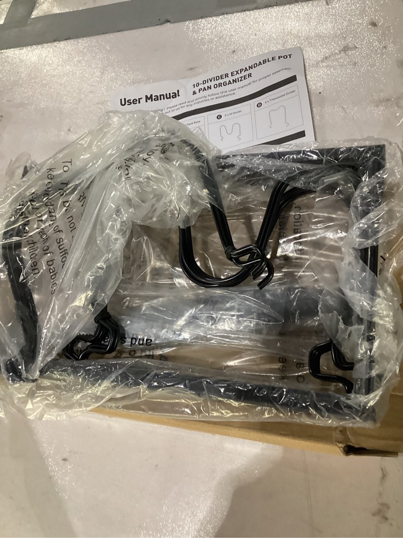 10 Divider Expandable organizer for Pans & Pots