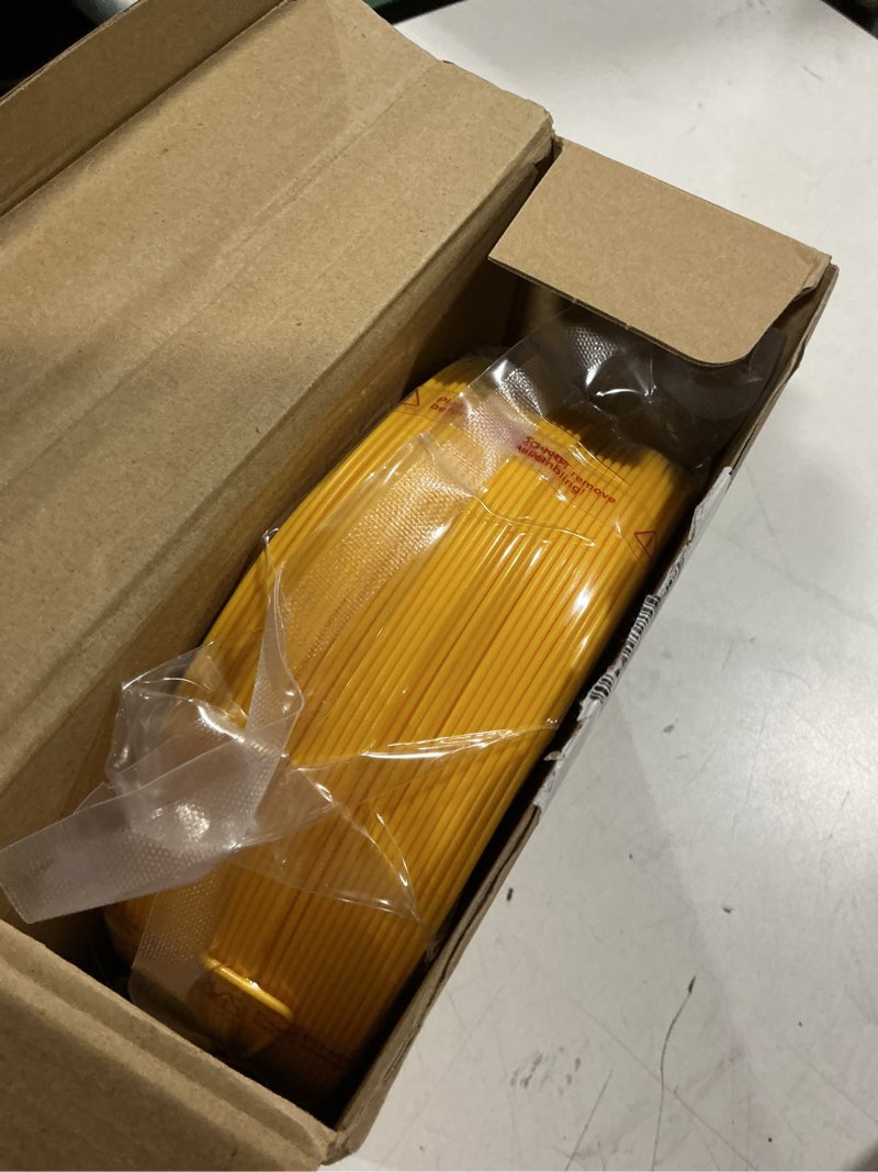 Condition photo showing Good Condition for bambu lab pla filament matte 3d printer filament 1.75mm pla 1kg high tenacity eco friendly - sunflower yellow (10402) - refill