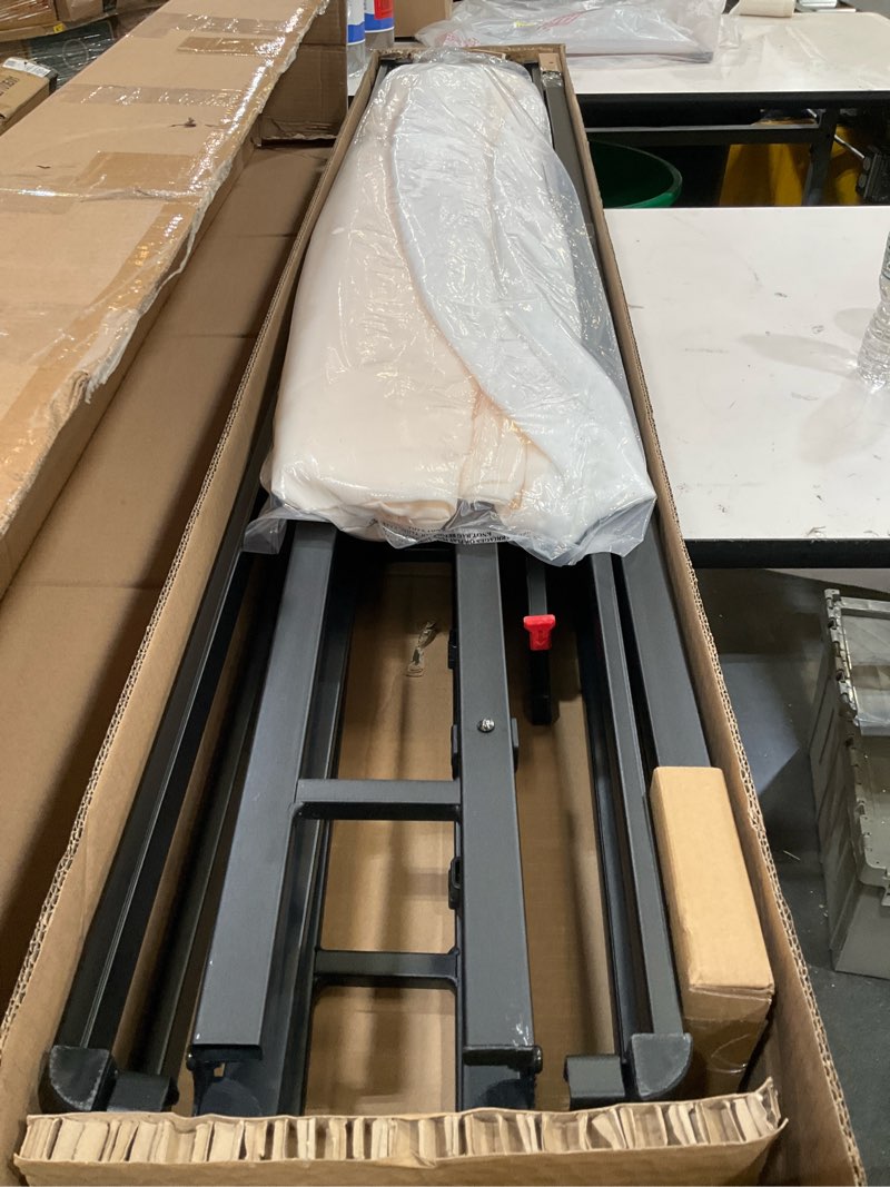 Condition photo showing New/Like New for amazon basics smart box spring bed base, 5-inch low profile height mattress foundation, sturdy durable steel support, tool-free easy assembly, queen, 79" x 59.5" x 5", white queen(79"l x 59.5"w) 5-inch height