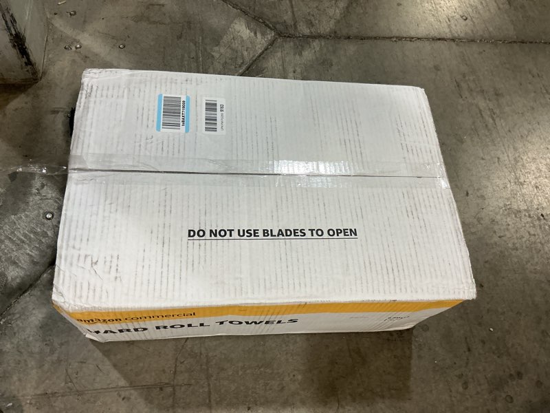 Condition photo showing New/Like New for amazoncommercial 1-ply white hardwound paper towels (416970)|bulk for business |high capacity roll |compatible with universal dispensers|fsc certified |800 feet (6 rolls)
