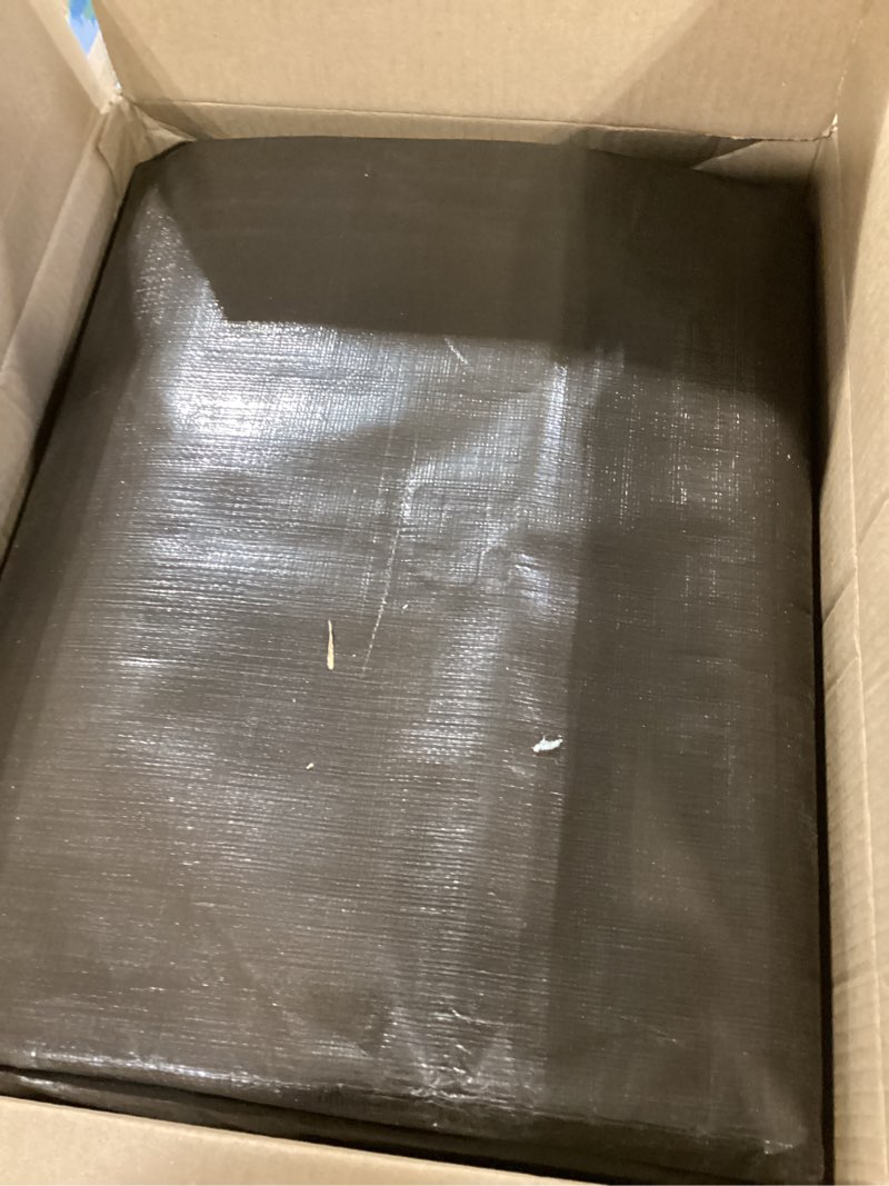 Condition photo showing Good Condition for amazon basics multi purpose waterproof poly tarp cover with grommets, 20 x 20 ft, 10mil thick, brown/silver, 1-pack