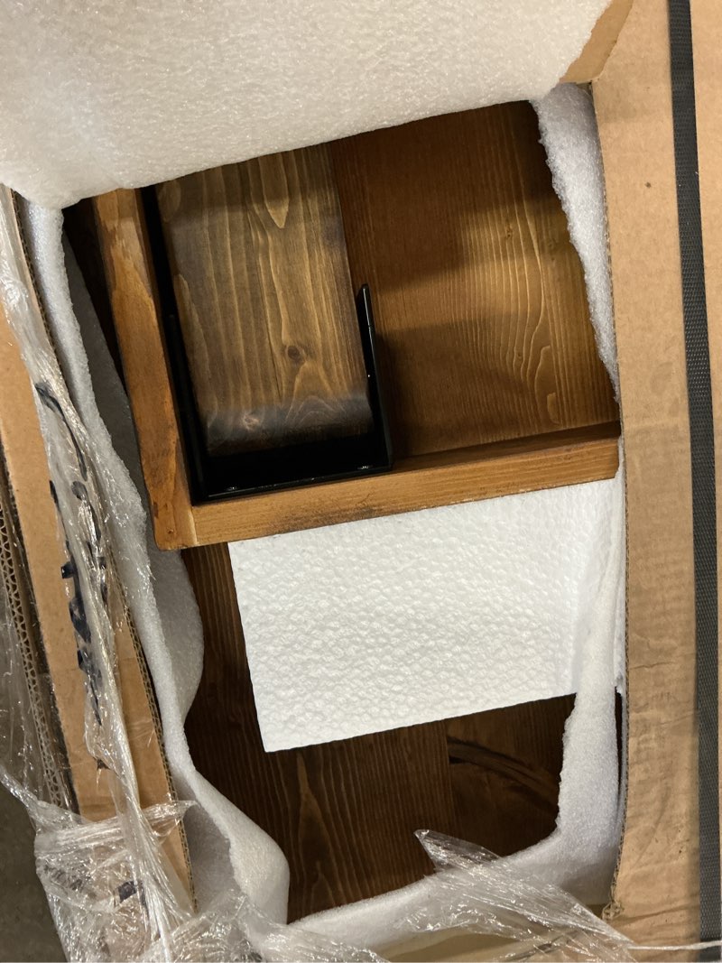 Condition photo showing Good Condition for Flash Furniture HERCULES Series 7  x 40  Rectangular Antique Rustic Solid Pine Folding Farm Table