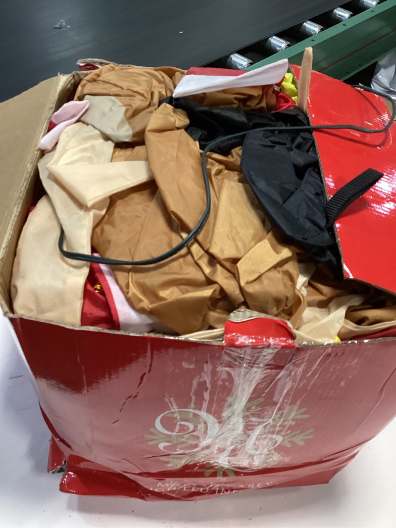 Condition photo showing As Is for Mariah Carey Official Outdoor Lawn Inflatable Christmas Decoration