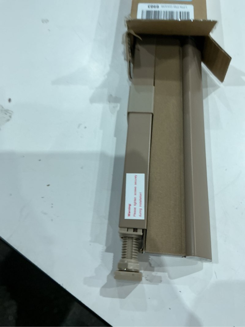 Condition photo showing As Is for lazblinds cordless cellular shades, no tools no drill blackout honeycomb shades pleated blinds for windows, 24'' w x 48'' h, taupe blackout-taupe 24'' w × 48'' h