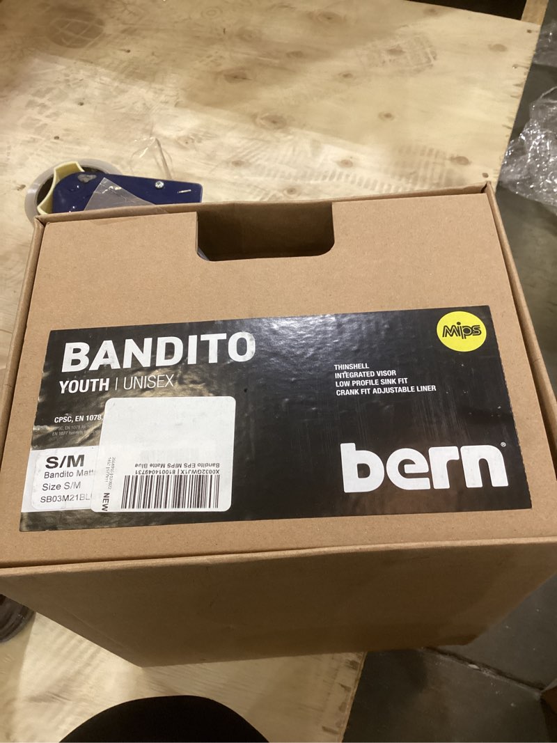 Condition photo showing New/Like New for Matte blue helmet