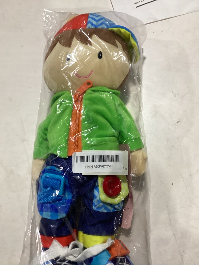 Condition photo showing New/Like New for June Garden 15.5" Dressy Friends Terry - Educational Stuffed Plush Doll for Kids and Toddlers 2 Year