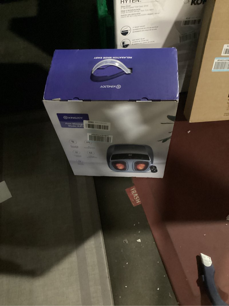 Condition photo showing New/Like New for KINGJOY Foot Massager with Heat - Professional Shiatsu Deep Kneading for Neuropathy & Plantar Fasciitis Relief | 2026 Upgraded Model Blue