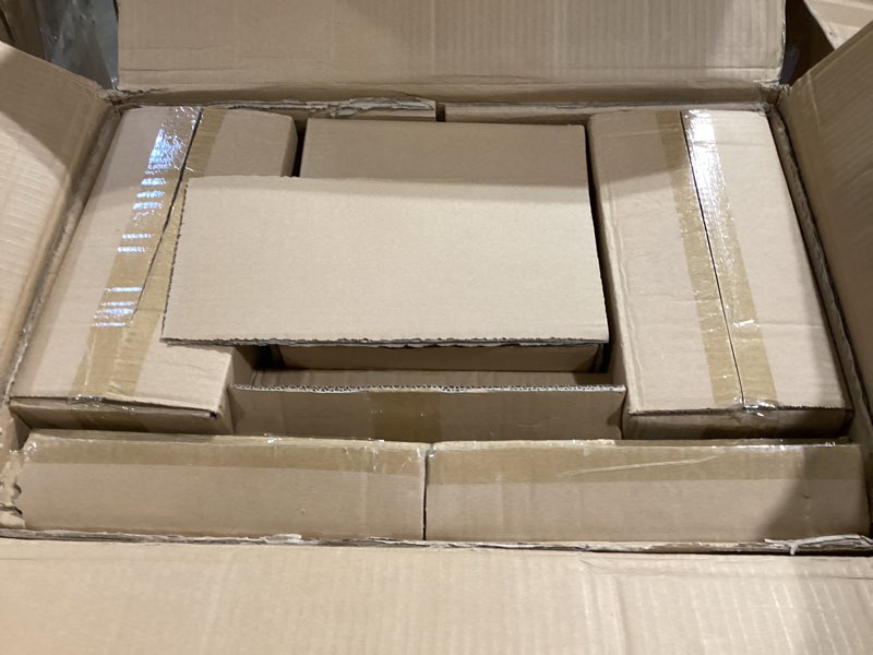 Condition photo showing Good Condition for famiware milkyway stoneware dinnerware sets with pasta bowls, service for 6 (24 pieces), reactive glaze plates and bowls sets, microwave and dishwasher safe dishes set, matte beige white matte beige white service for 6 (include pasta bowls)