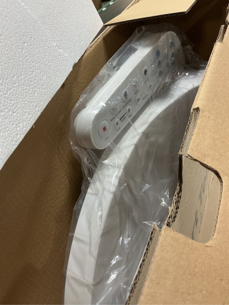 Condition photo showing Good Condition for KERDE P30BR Electric Bidet Toilet Seat with Child Seat - Dual Control (Side Panel & Remote), Warm Water Wash, Heated Seat, Warm Air Dryer, LED Night Light, Universal Fit for Elongated Toilets