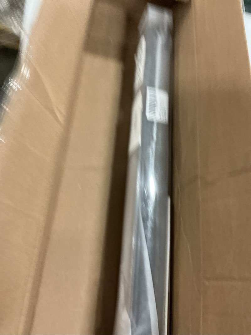 Condition photo showing New/Like New for aosky cordless roller shades for windows light filtering shades with 5% openness solar screen semi sheer roller blinds uv protection for office and home. easy to install 23" w x 72" h (black) 23"w x 72"h black