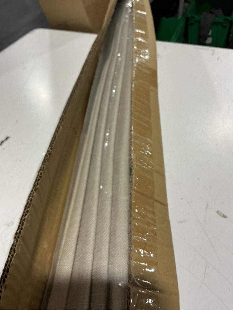 Condition photo showing New/Like New for 100% blackout no tools no drill cordless roman shades for windows, size 39 3/4" w × 60" h (for windows 40" w × 60" h) blackout - beige blackout - beige 40" w × 60" h
