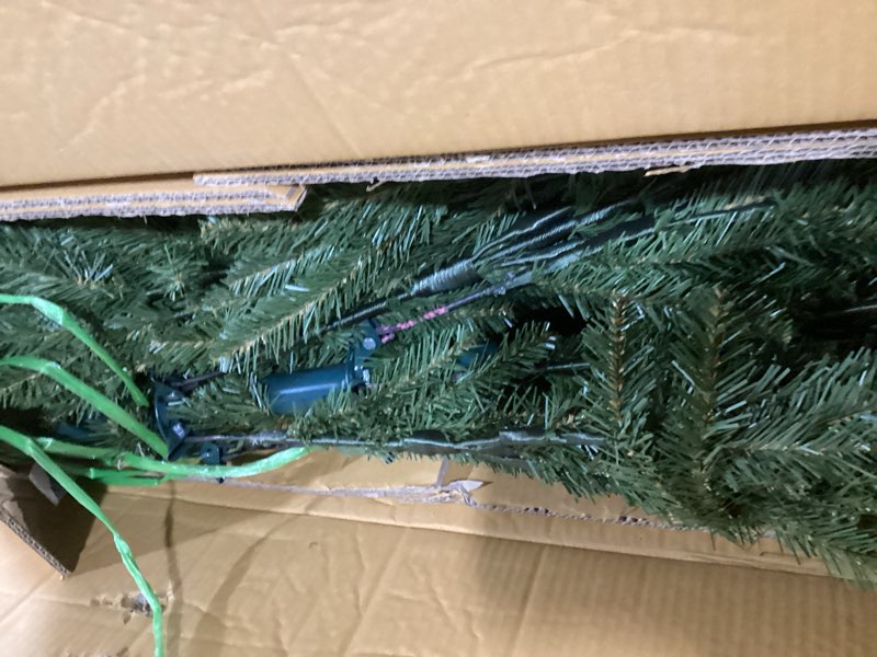 Condition photo showing Good Condition for National Tree Company 6 ft Unlit Dunhill Fir Artificial Full Christmas Tree, 1,430 Tips, Includes Stand, Green 6ft Tree