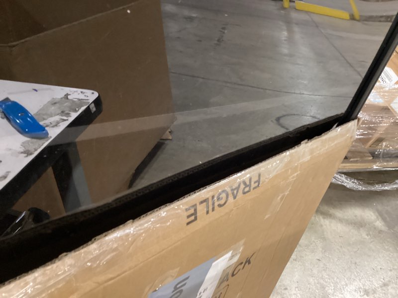 Condition photo showing Good Condition for VERANI 35 Baseball Card Display Case - Graded Sports Card Display Frame - Holds Sport Cards with UV Protection Clear View Lockable Wall Cabinet for Football Basketball Hockey Trading Card Large Black Large-Vertical-Black