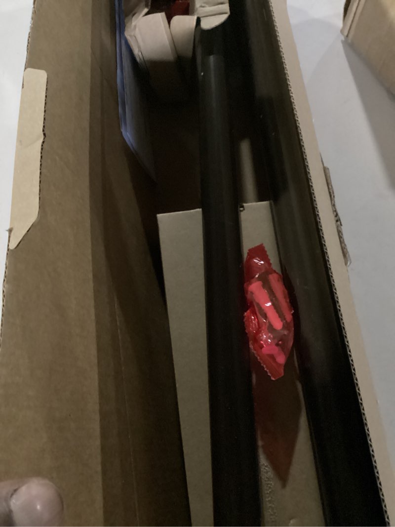 Condition photo showing New/Like New for KAMANINA 1 Inch Curtain Rod Telescoping Single Drapery Rod 28 to 48 Inches (2.3-4 Feet), 2 Pack Antique Bronze Curtain Rods for Windows 16 to 44 Inches, Netted Texture Finials Antique Bronze 28-48"(2Pack)