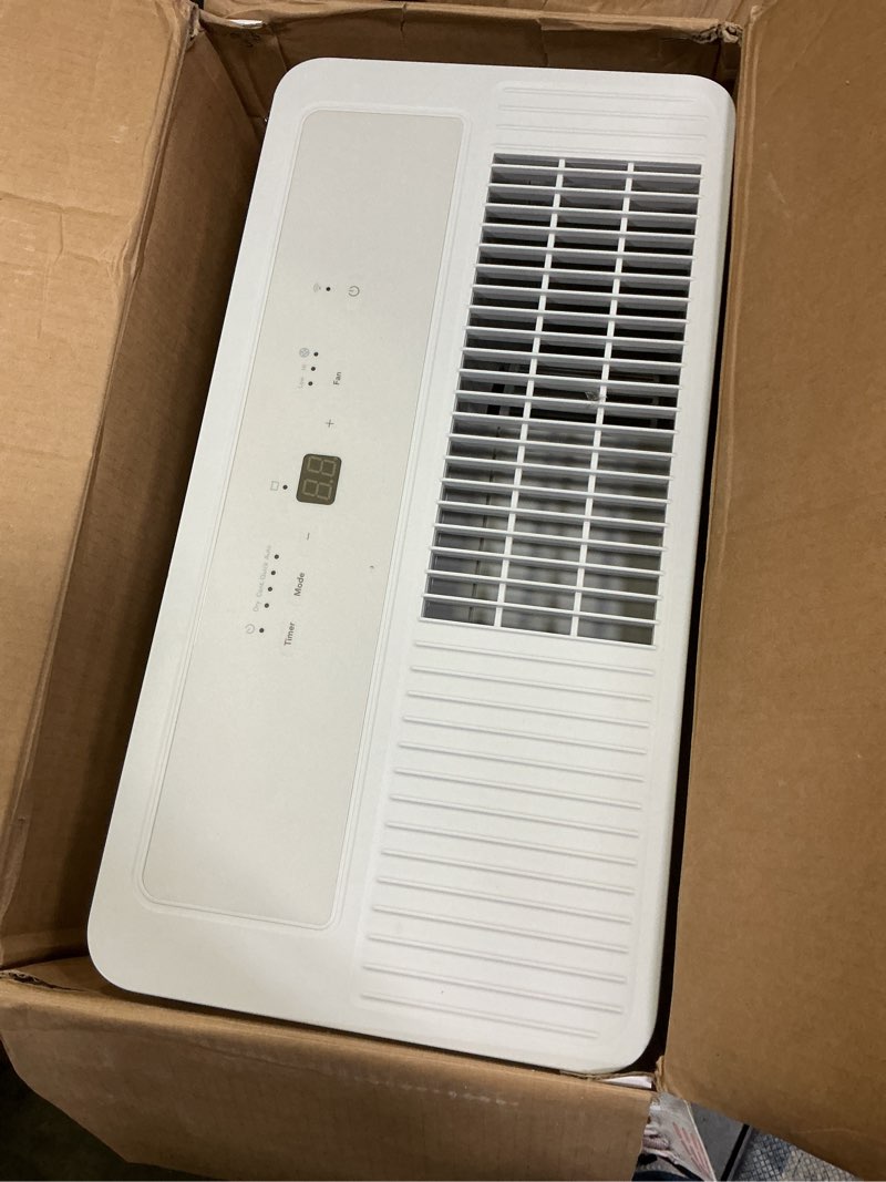 Condition photo showing As Is for Frigidaire 50-Pint Portable Dehumidifier with Wi-Fi and Energy Star Certification for Medium/Large Rooms & Basements, Custom Humidity Control, Auto Shut Off, White