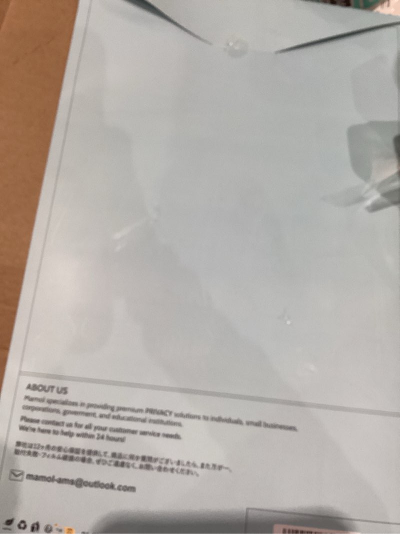 Condition photo showing New/Like New for [2 pack] 22 inch computer privacy screen for 16:10 aspect ratio widescreen monitor, eye protection anti glare blue light computer monitor privacy filter, removable anti-scratch 22in protector film 2 pack 22 inch (16:10 aspect) black for monitor