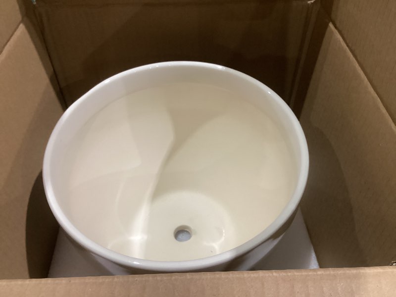 mpotto 10 inch plant pot - ceramic planter for indoor outdoor flowers, decorative round indoor flowe