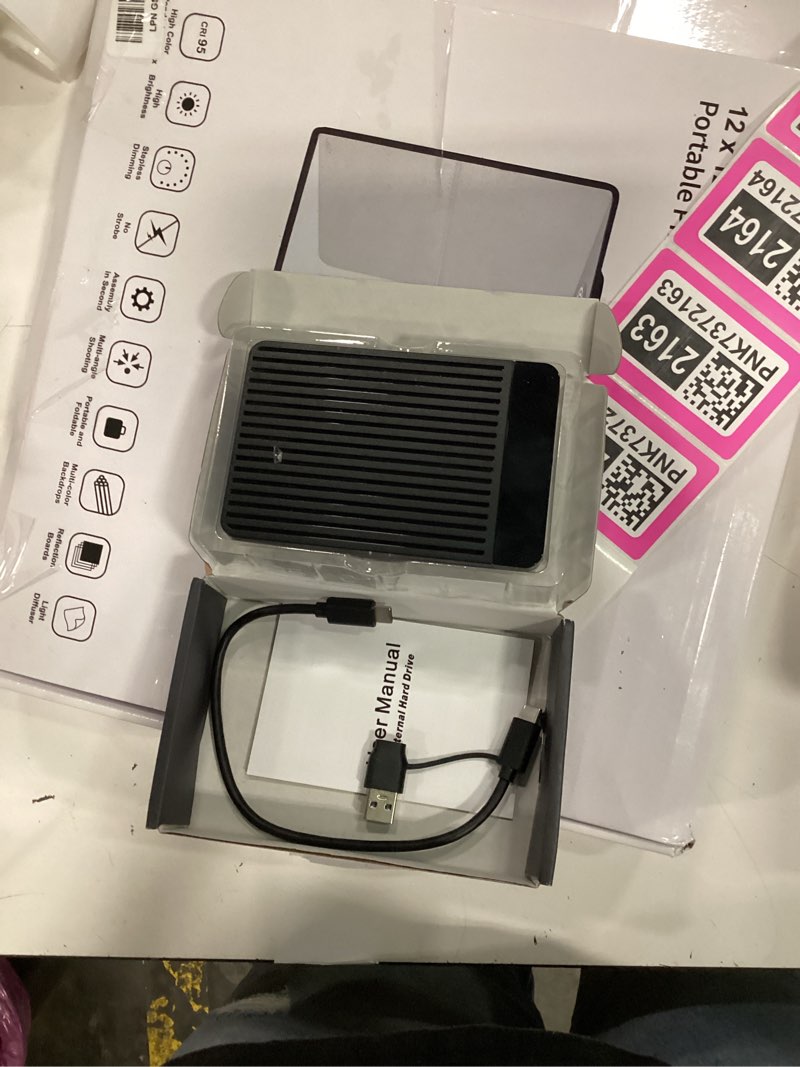 Condition photo showing Good Condition for 750gb ultra slim portable external hard drive 2.5'' hdd usb 3.1 type-c storage for pc, mac, laptop