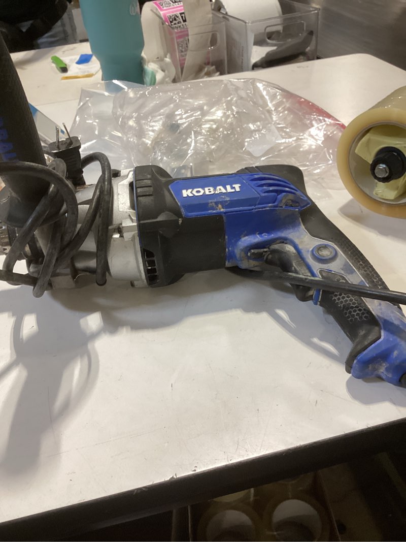Condition photo showing As Is for kobalt 1/2-in keyed drill ( )
