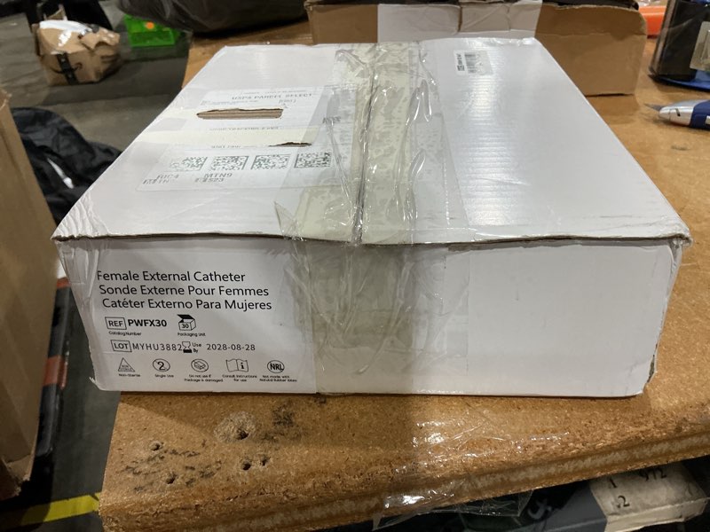 Condition photo showing New/Like New for purewick female external catheters - original disposable catheter to use with purewick urine collection systems - non-invasive solution for urinary incontinence - keeps skin dry - box of 30 - pwfx30 | disposable female external catheter, non-invasive urinary incontinence management, use with purewick urine collection system