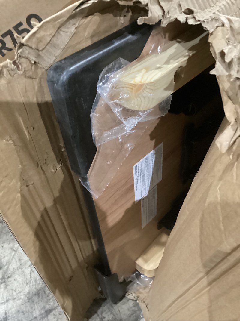 Condition photo showing As Is for flash furniture 6-foot rectangular wood folding training / seminar table with smooth clear coated finished top