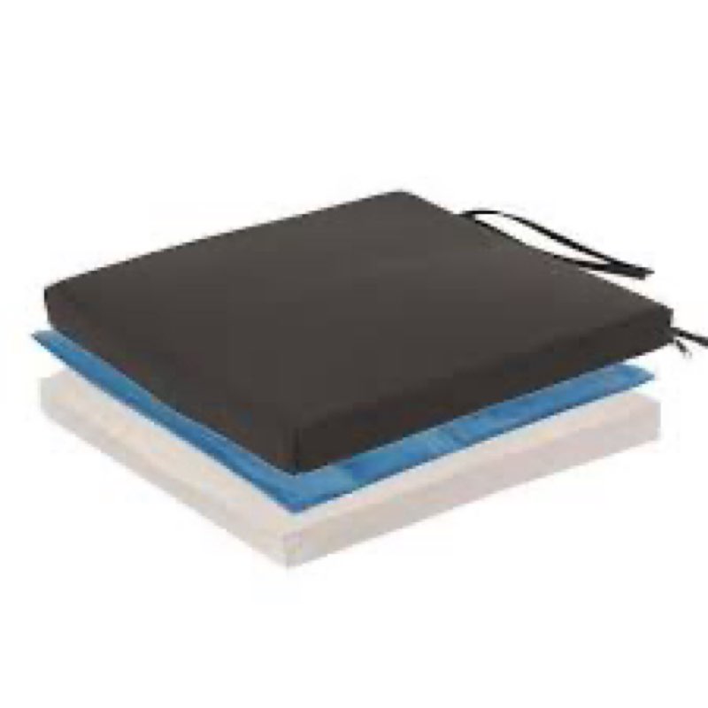 protekt bariatric gel wheelchair cushion with straps - 24\" x 18\" x 4\" 24x18x4 inch (pack of 1)