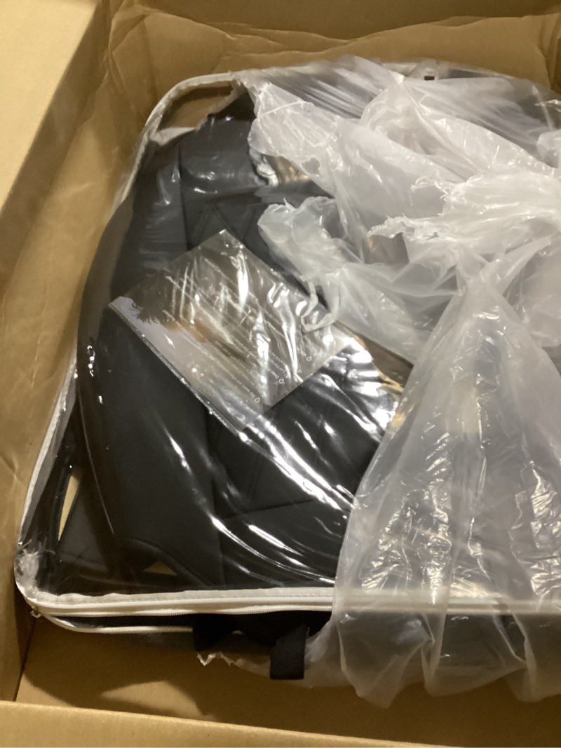 Condition photo showing Good Condition for NS YOLO Leather Car Seat Covers,Universal Fit for Most Cars,SUVs and Sedans,Waterproof Luxury Leatherette Cushions, 5 Seats Protectors (Black, Full Set-5 Seats(Front and Rear)) Black Full Set-5 seats(front and rear)
