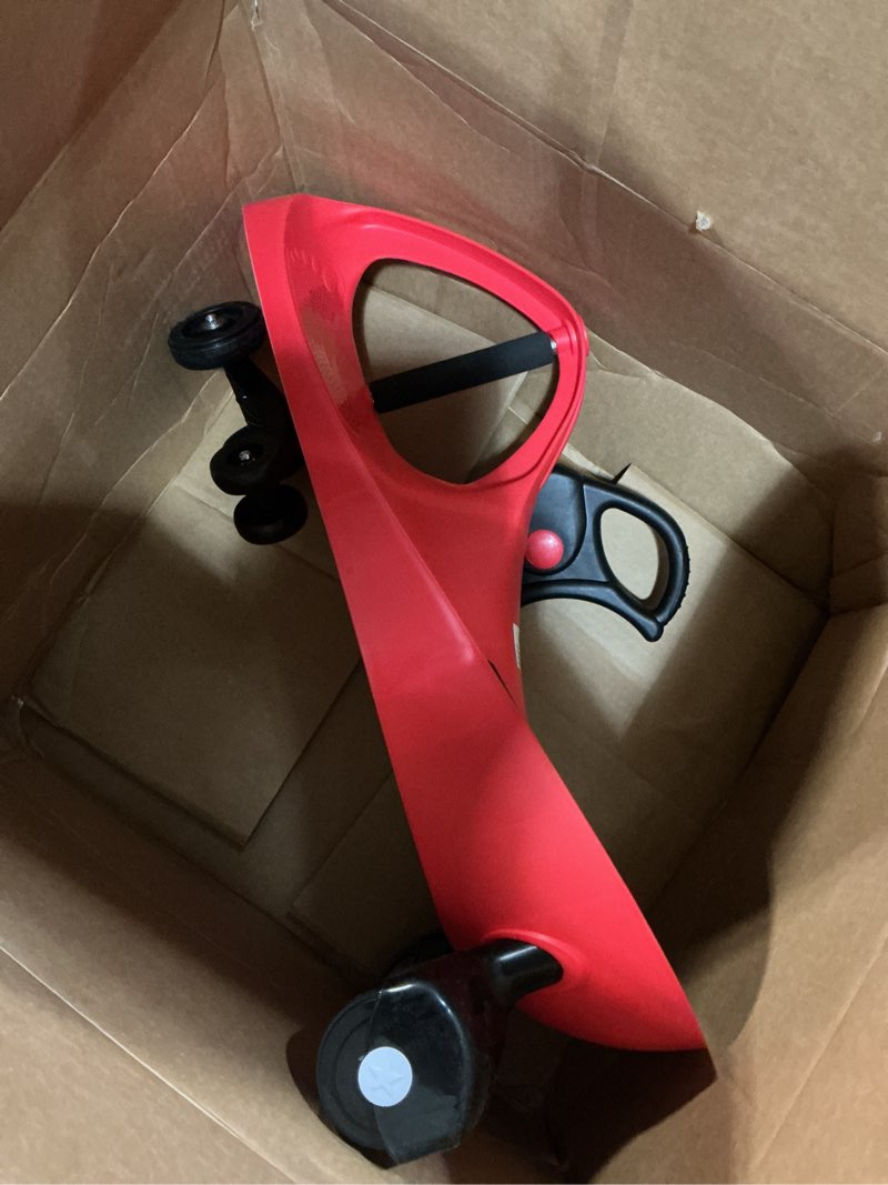 Condition photo showing Good Condition for wiggle car - ride on toy for ages 3 and up - toddler ride on toys with no batteries, gears, or pedals just twist, wiggle, and go by lil’ rider (red)