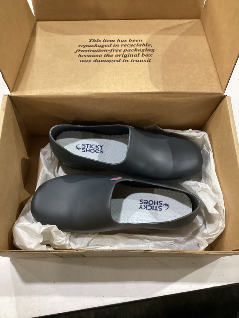 Condition photo showing Good Condition for sticky comfortable work shoes for women - nursing - chef - waterproof non-slip pro shoes