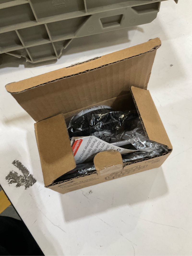 Condition photo showing As Is for TAILI Sponge Holder for Kitchen Sink with Strong Suction Cup, Rustproof Aluminum Sink Caddy, Removable Sponge Holder, Dish Brush for Scraper - Black sponge holder-Black