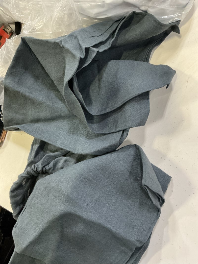 Condition photo showing Good Condition for european linen sham set, standard, nightfall
