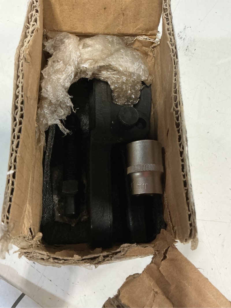 Condition photo showing As Is for orion motor tech ball joint separator, ball joint removal tool for separating ball joints arms tie rods on most cars and light trucks, ball joint puller and extractor with 1/2" socket