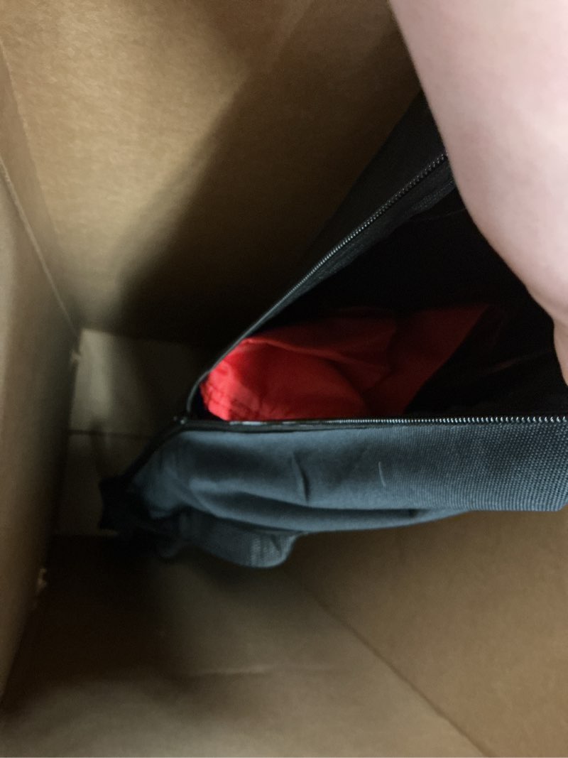 Condition photo showing As Is for 7x7/16x10/20x10ft Backstop Net, Ball Stop Net with Handbag,Fix Sports Net Barrier by 4 Spike&2 Sandbag,Sports Practice Barrier Net for Baseball,Softball,Lacrosse Train,Backstop Net for Backyard 16X10ft red