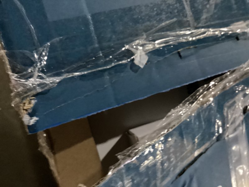 Condition photo showing New/Like New for Small Dry Erase White Board – TANKEE Magnetic Desktop Foldable Whiteboard Portable Mini Easel Double Sided on Table Top with Holder for Drawing, Teacher Instruction, Memo Board Gray