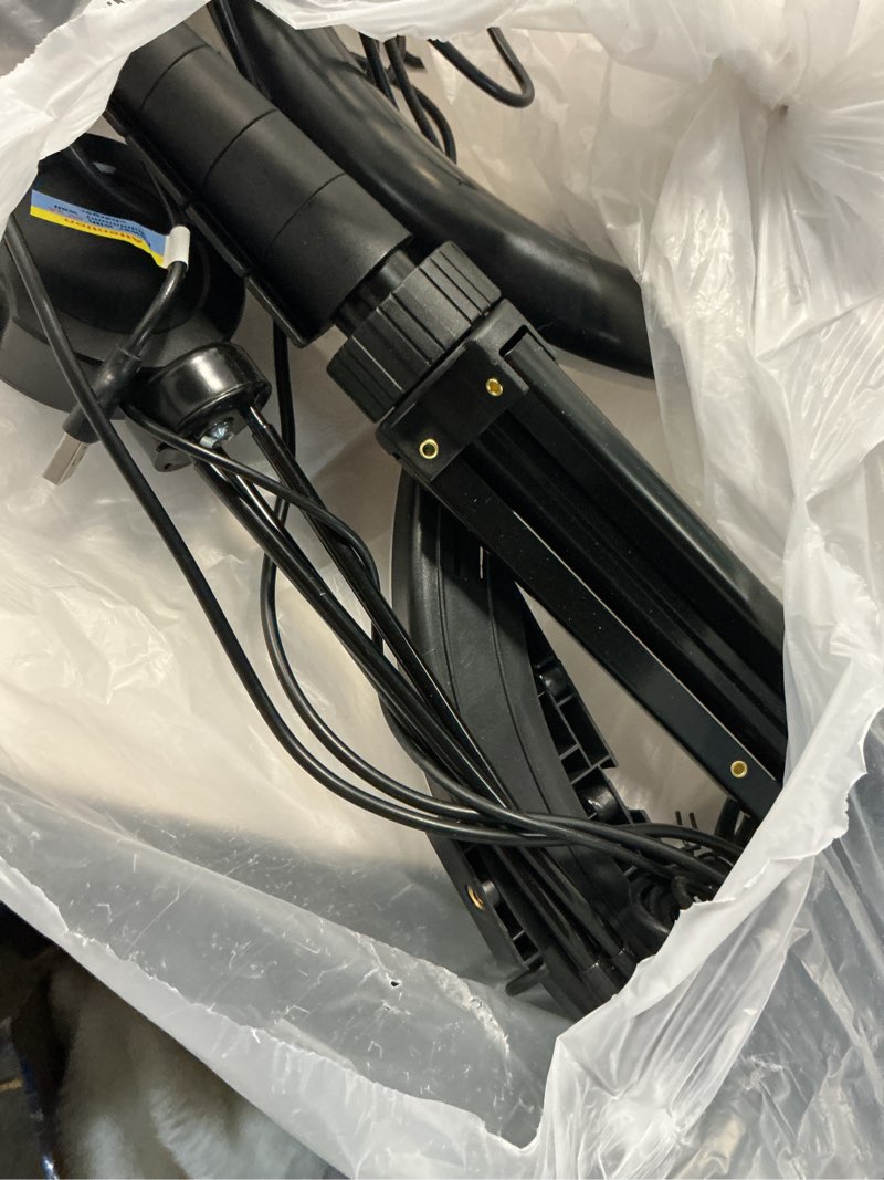 Condition photo showing As Is for UBeesize 12'' RGB Selfie Ring Light with 62’’ Tripod Stand for Video Recording?Live Streaming(YouTube, Instagram, TIK Tok), Compatible with Phones, Cameras and Webcams 12in-RGB Black