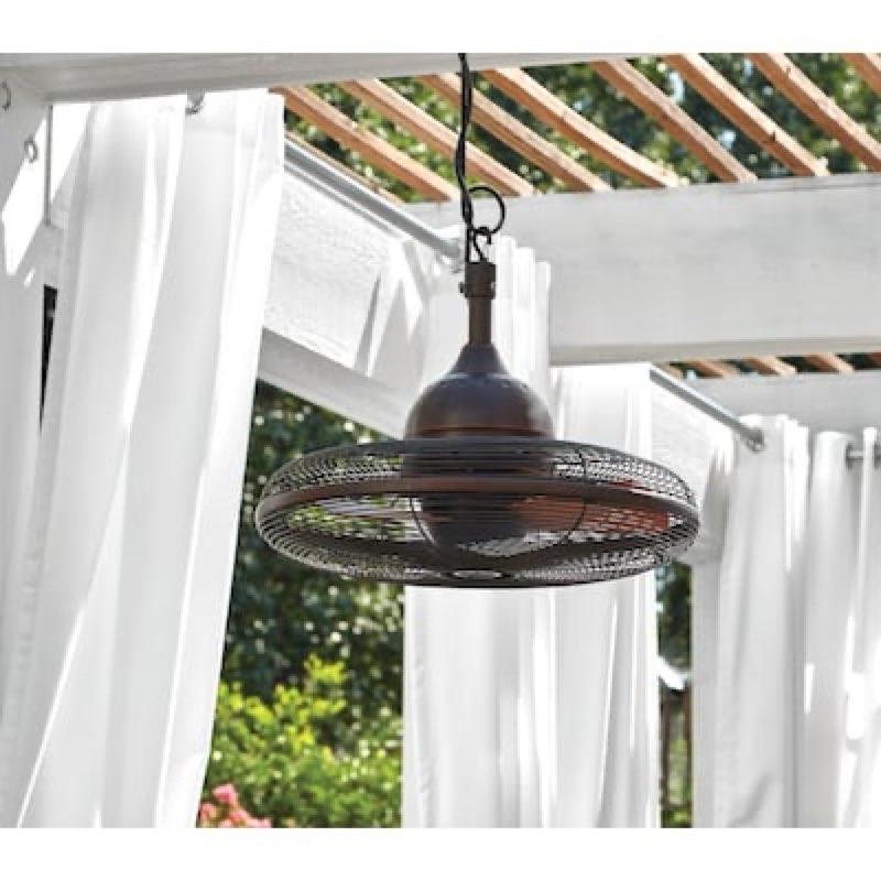 1k+ views last week Harbor Breeze Valdosta 20-in Outdoor Bronze with Cinnamon Blades Cage Plug-in Ceiling Fan