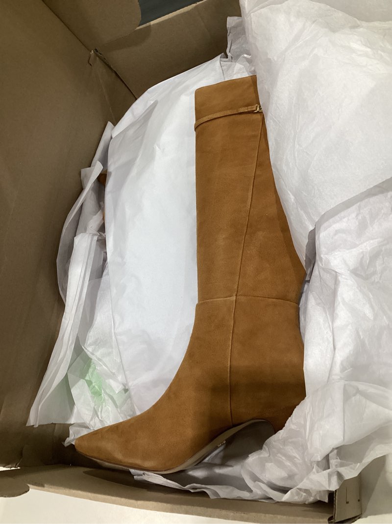 Condition photo showing As Is for Sam Edelman Women's Lyla Platform Pump 11 Harvest Brown