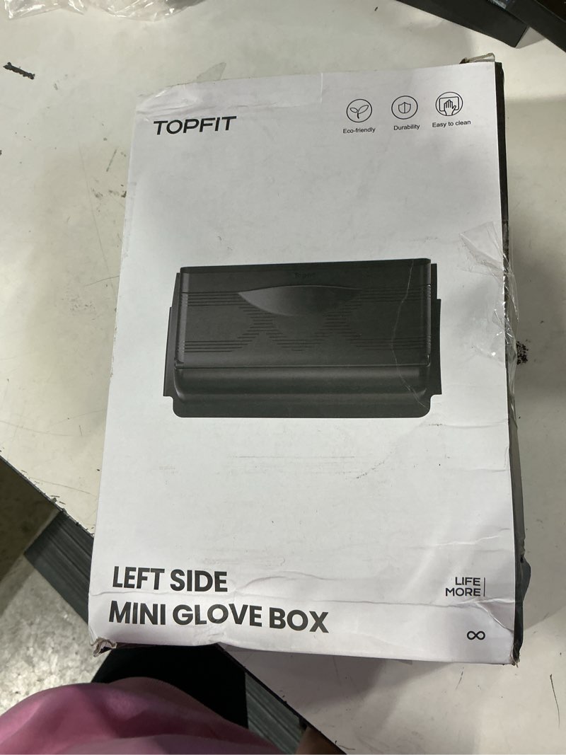 Condition photo showing Good Condition for topfit dashboard organizer for tesla model y model 3 multifunctional storage box sunglasses phone holder glove box organized accessories for tesla model y/3 2017-2024