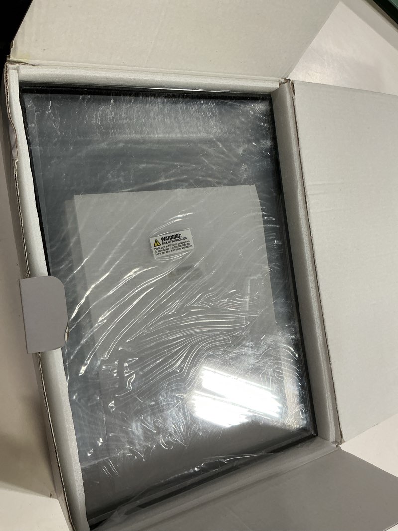 Condition photo showing Good Condition for Acrylic Sign Holder [Black], 8.5x11, Double-Sided Transparent Display with Black Borders and Detachable Base great for displaying Wedding Table Numbers, Photo Frames, Restaurant Menu's, Office Display [6 Pack]