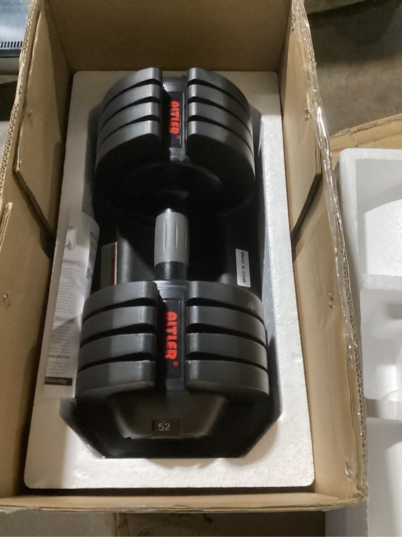 Condition photo showing Good Condition for 22LBS/25LBS/52LBS Single/Pair Adjustable Dumbbells Set Premium Rubber Coated Dumbbell Set with Secure Locking Mechanism for Safe & Customizable Strength Training