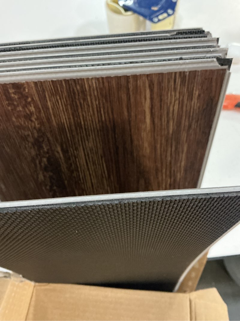 Condition photo showing Good Condition for 1k+ bought last week style selections chestnut oak 20-mil x 7-in w x 48-in l waterproof click lock luxury vinyl plank