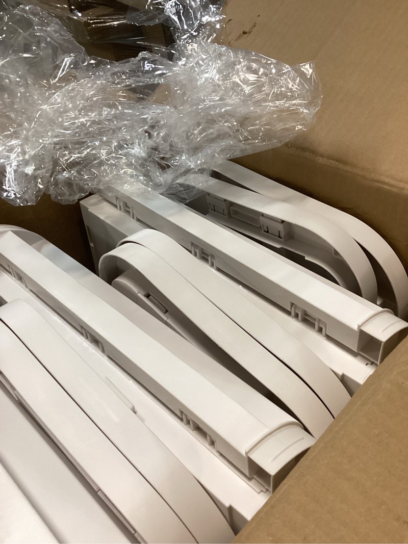 Condition photo showing As Is for (Similar)OlarHike 144QT Lockable Storage Bins with Lids - Folding Storage box with Doors and Wheels, Collapsible Plastic Bins for Closets, Stackable Organizer and Containers, Christmas Gifts, 3 Pack Cubes 48QT 3Pack