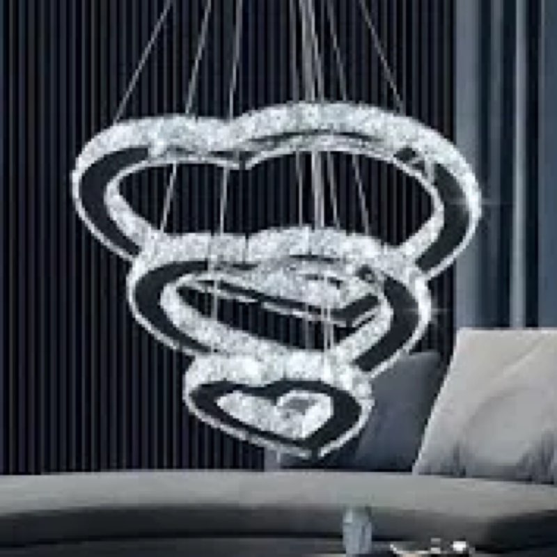 heart shape chandelier