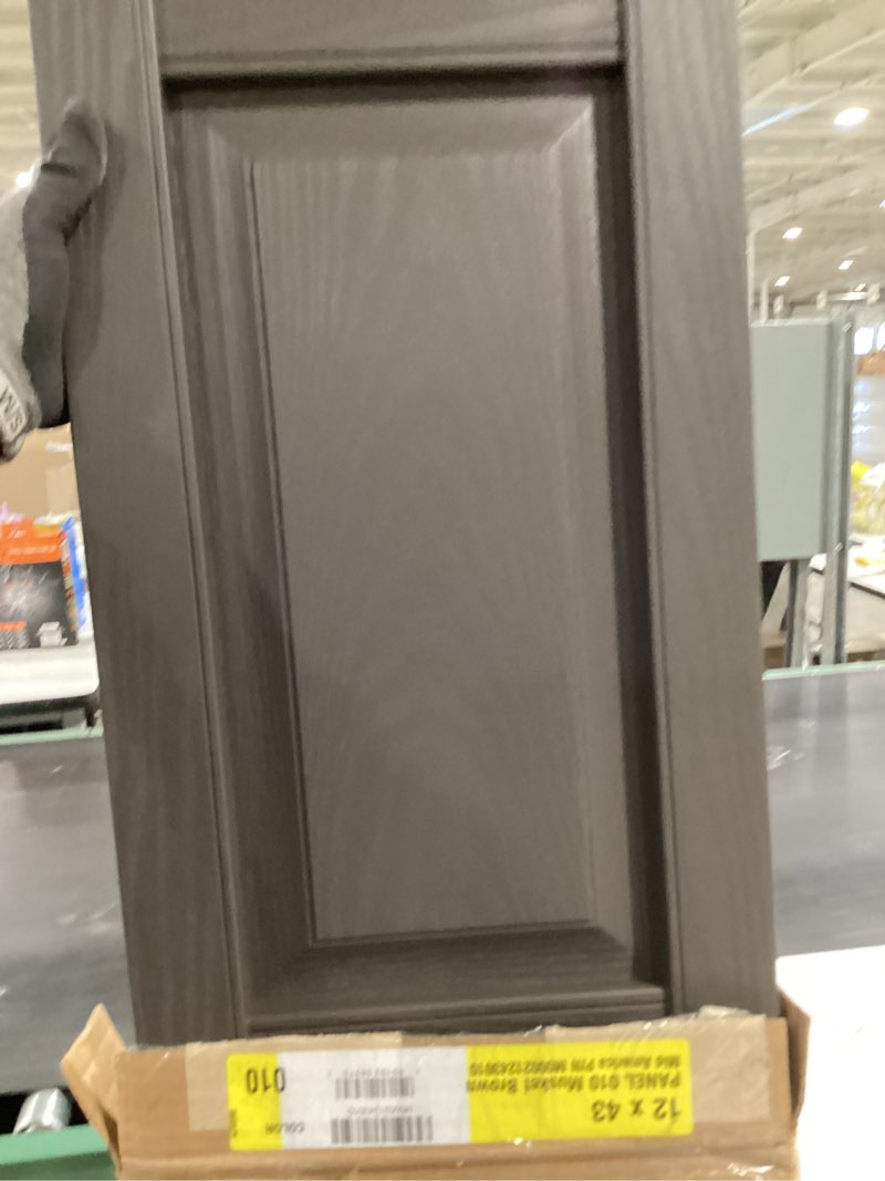 Ekena Millwork Lifetime Vinyl LP2S12X04300MS Standard Two Equal Panel Vinyls, Raised Panel Vinyl Shu