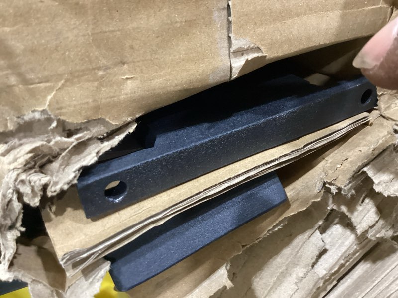 Condition photo showing New/Like New for Hidden Island Countertop Support Bracket 2 Pack Black 34 Inch Heavy Duty Granite Countertop Bracket Iron Island Support Brackets for Granite Quartz Wood 34 inch Black-2 Pack